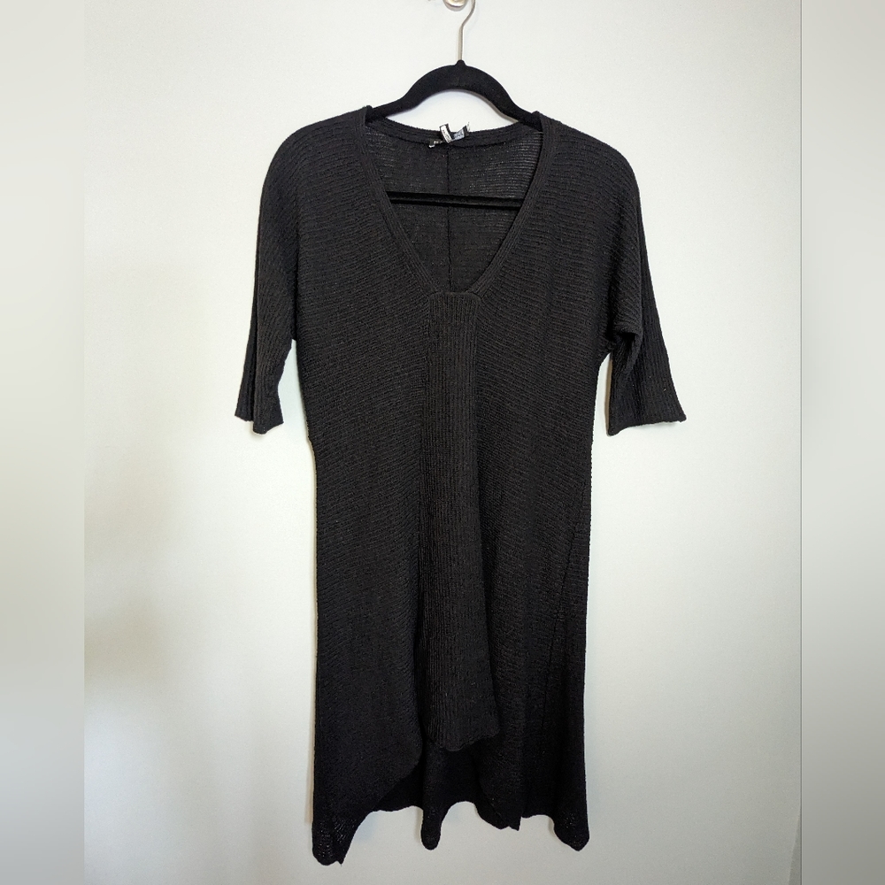 Eileen Fisher Black Wool Dress size medium